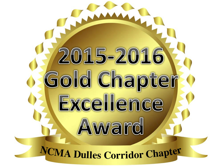 Dulles Corridor Chapter Receives Gold Chapter Excellence Award